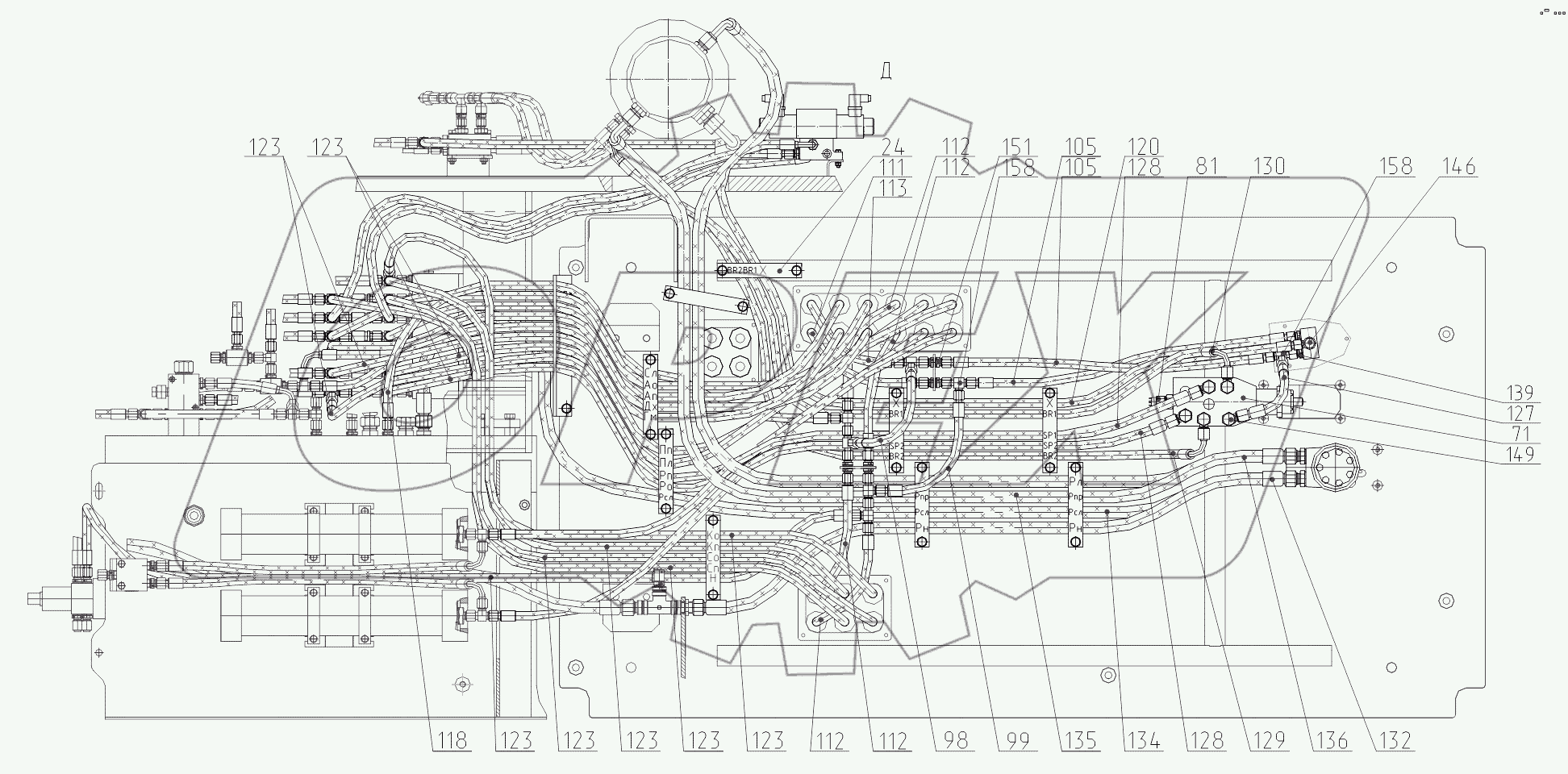 314928004000 00, 314928004000 Гидроуправление экскаватора