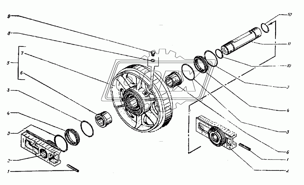 Колесо направляющееSteering wheel