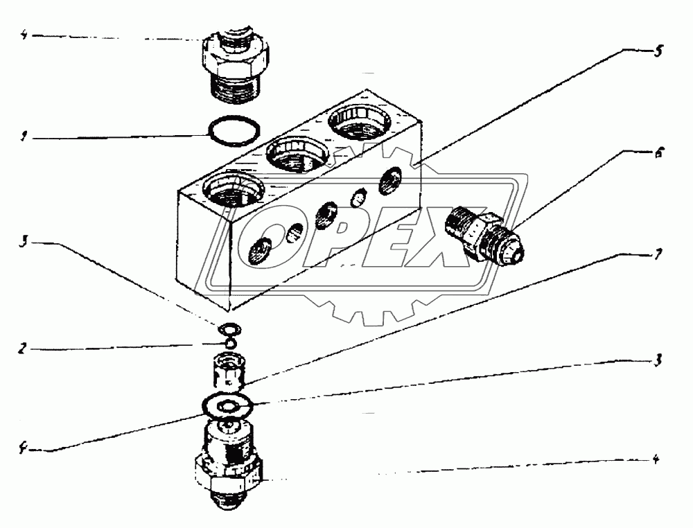 Блок клапанов 2