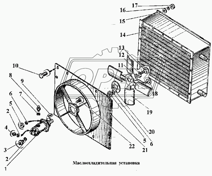 Маслоохладительная установка