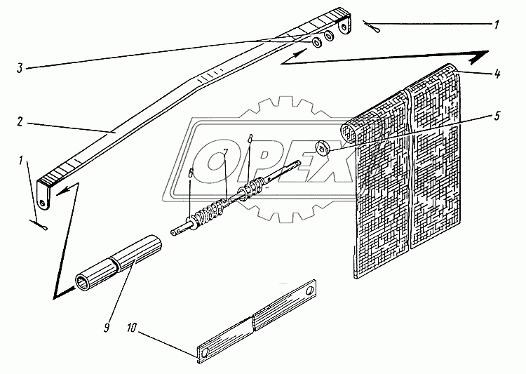 Шторка (ЭО-3323.04.04.100)