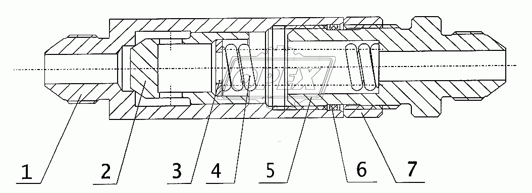 Клапан предохранительный (ЭО-3323А.08.07.110-10)