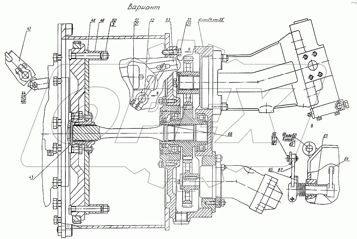 Установка насоса (13.03.01.000)