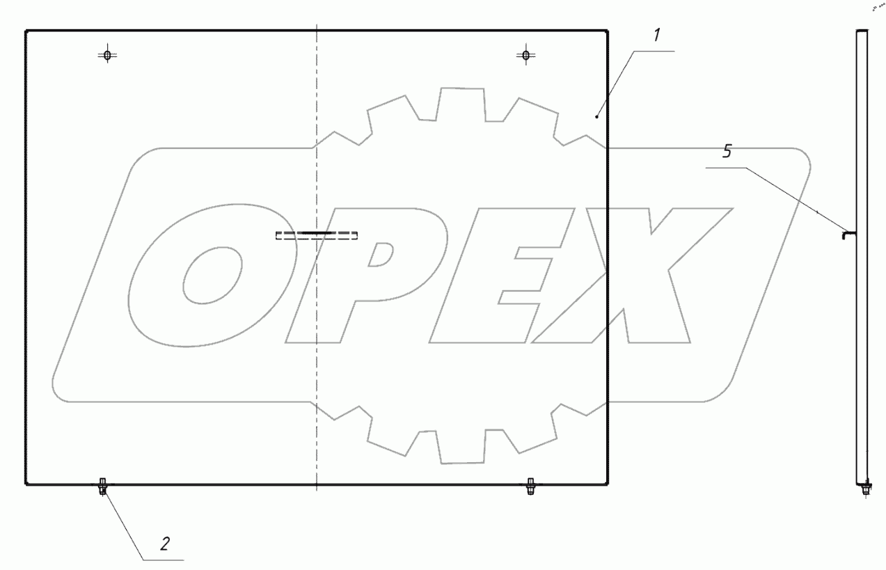  Люк задний. 405-00-23.00.600