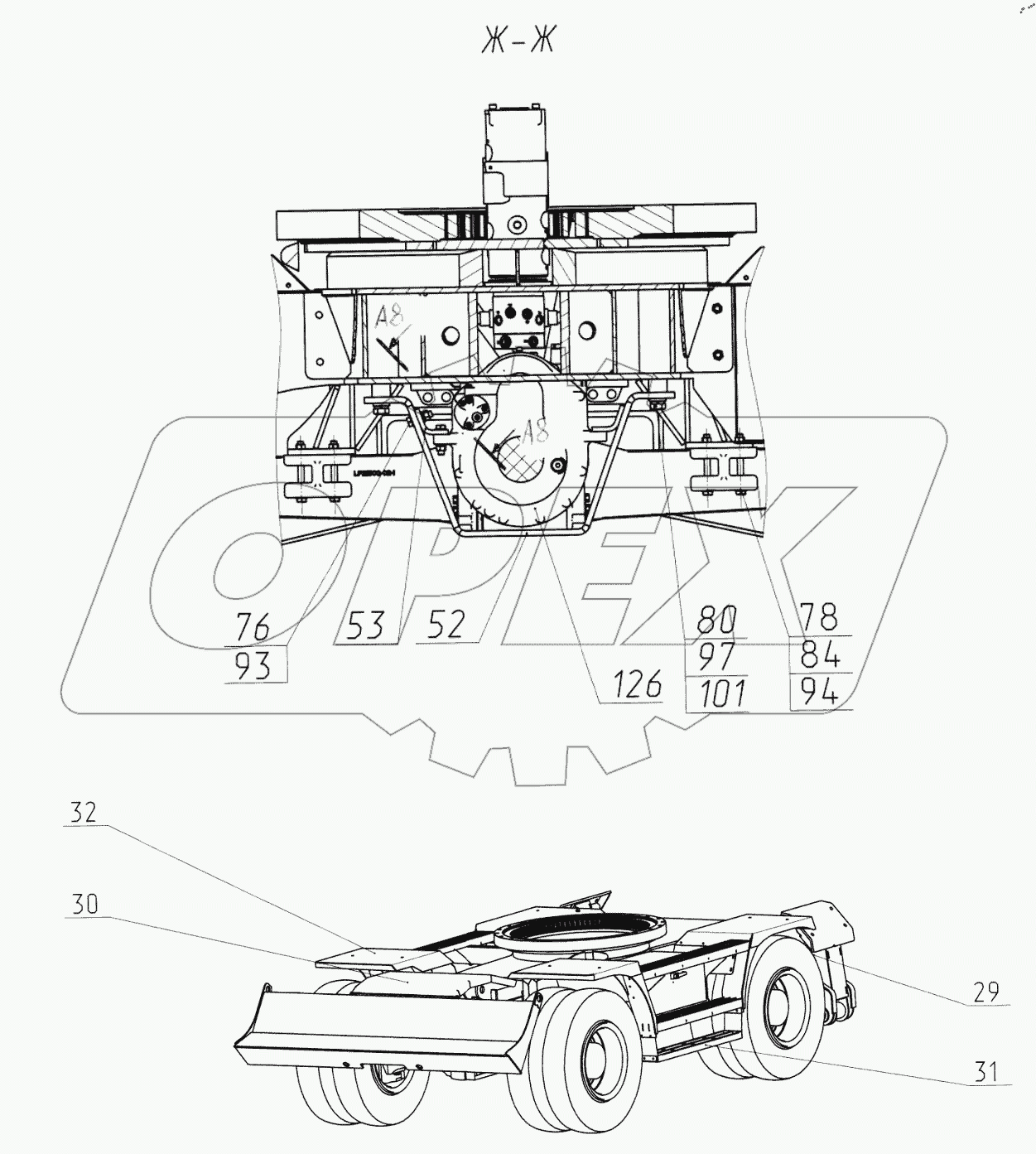  Ход пневмоколесный
