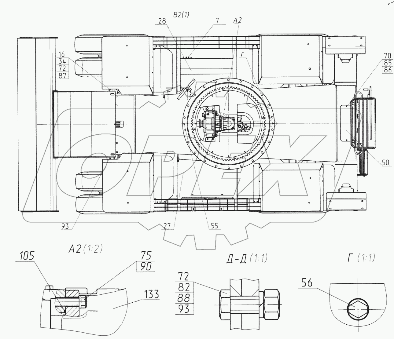  Ход пневмоколесный