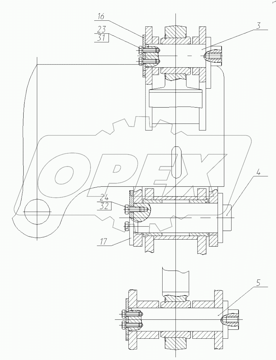  Установка отвала. 160-00-50.70.000