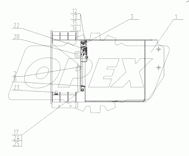  Ящик-подножка. 130-00-55.80.000