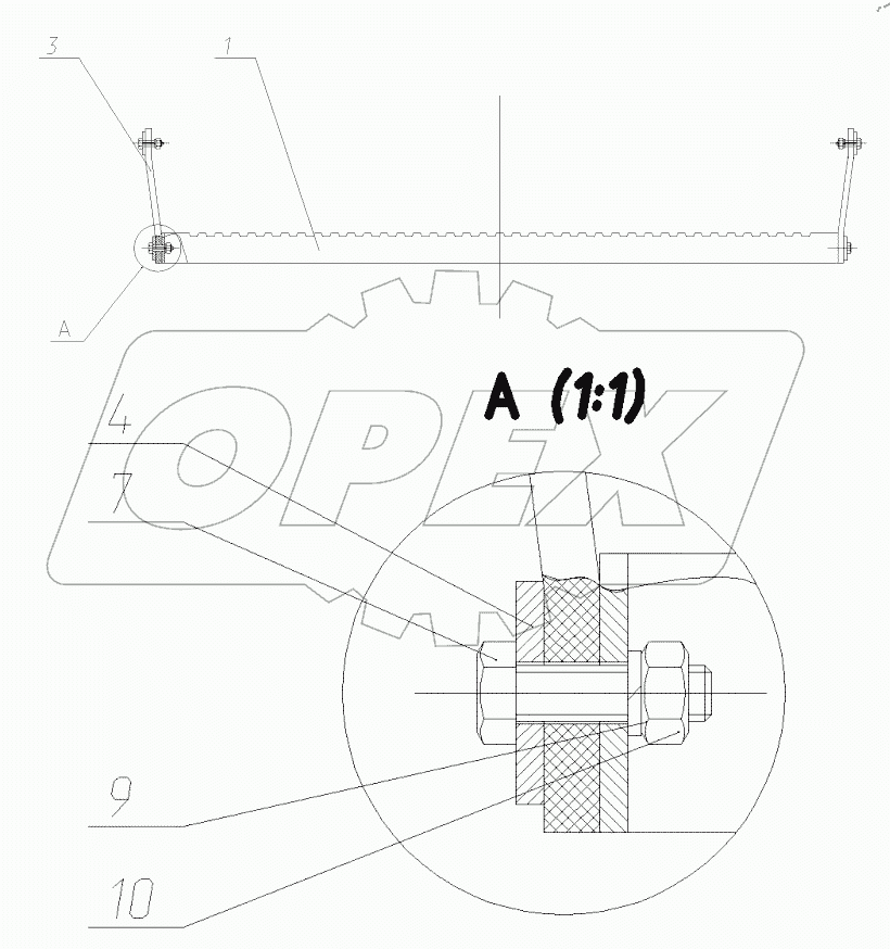  Ступенька гибкая. 130-00-55.80.300