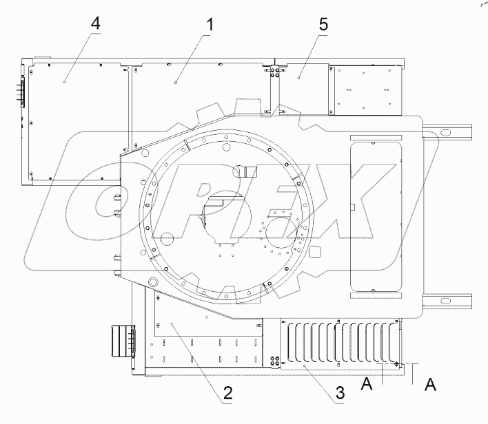  Установка поддонов. 170-17-00.02.000