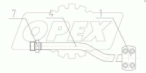  Трубопровод. 170-00-81.30.110