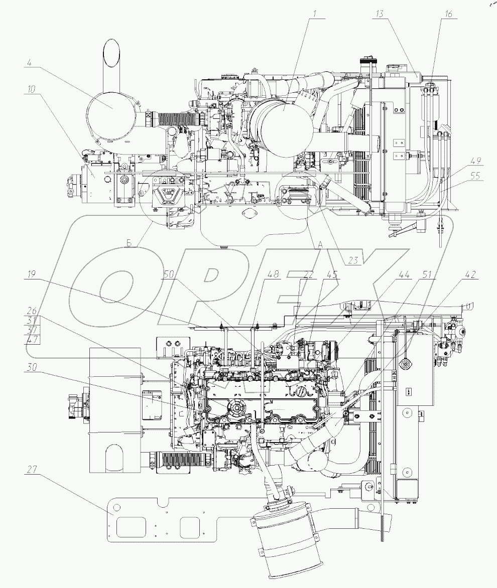  Установка силовая. 170-17-28.00.000