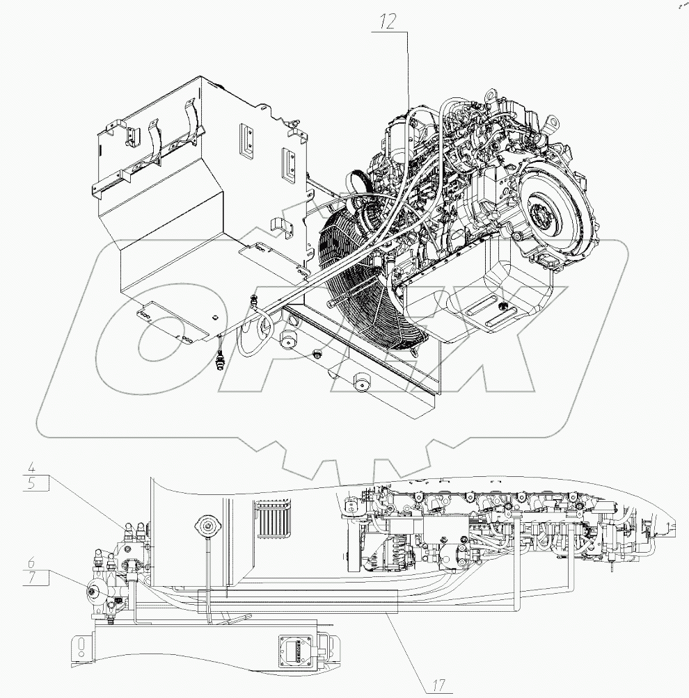  Установка топливопроводов. 195-17-28.05.000