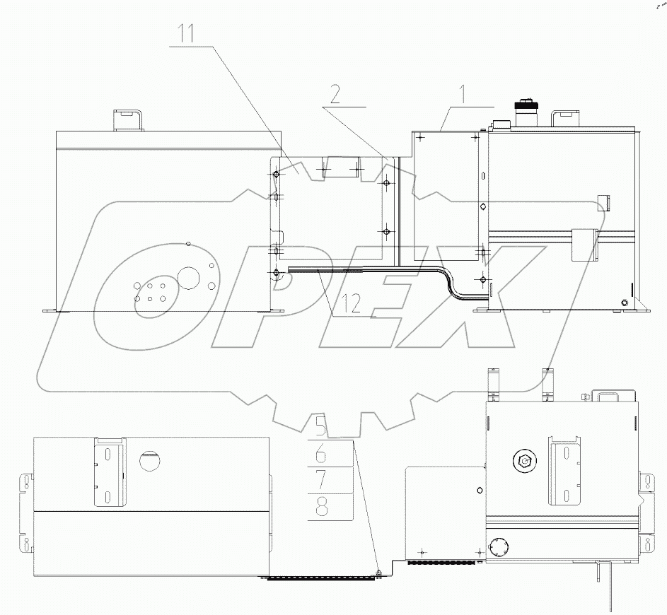  Установка перегородок. 195-17-28.09.000