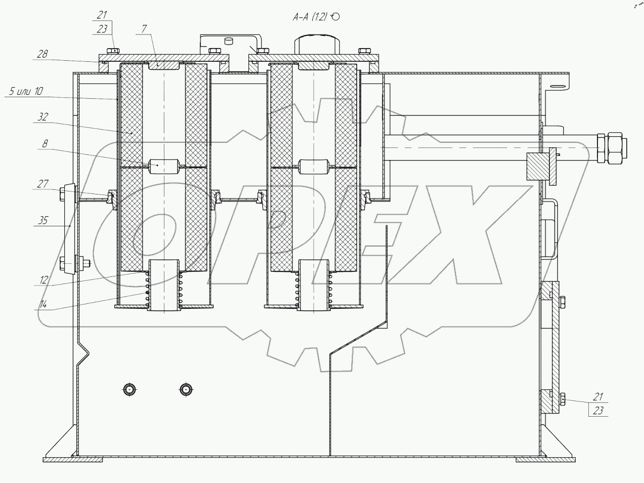  Бак гидравлический. 170-70-40.10.000