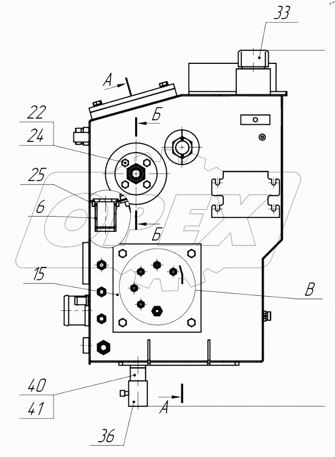  Бак гидравлический. 170-70-40.10.000