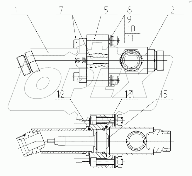  Тройник. 195-17-41.30.000