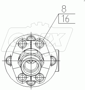  Тройник. 195-17-41.30.000