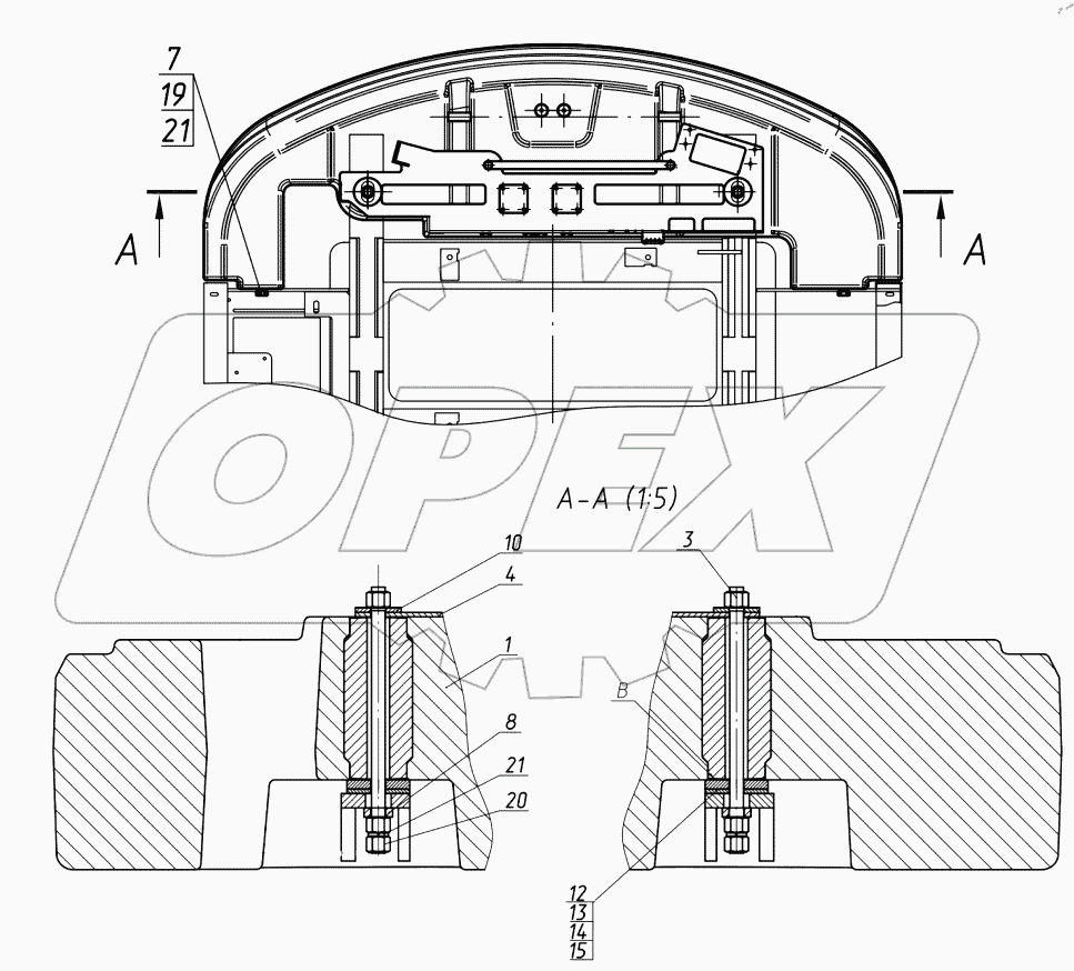 Установка противовеса. 204-00-20.26.000-01