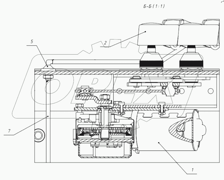  Установка стеклоочистителя. 272.21.00.00.000
