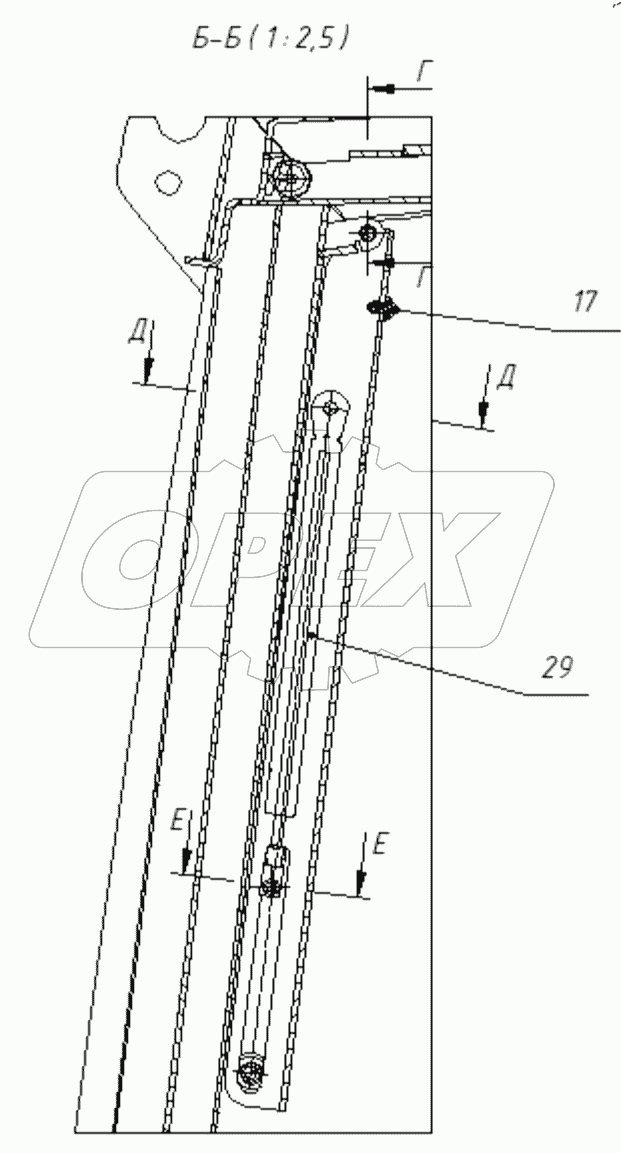  Установка передней рамки. 405-00-23.30.000