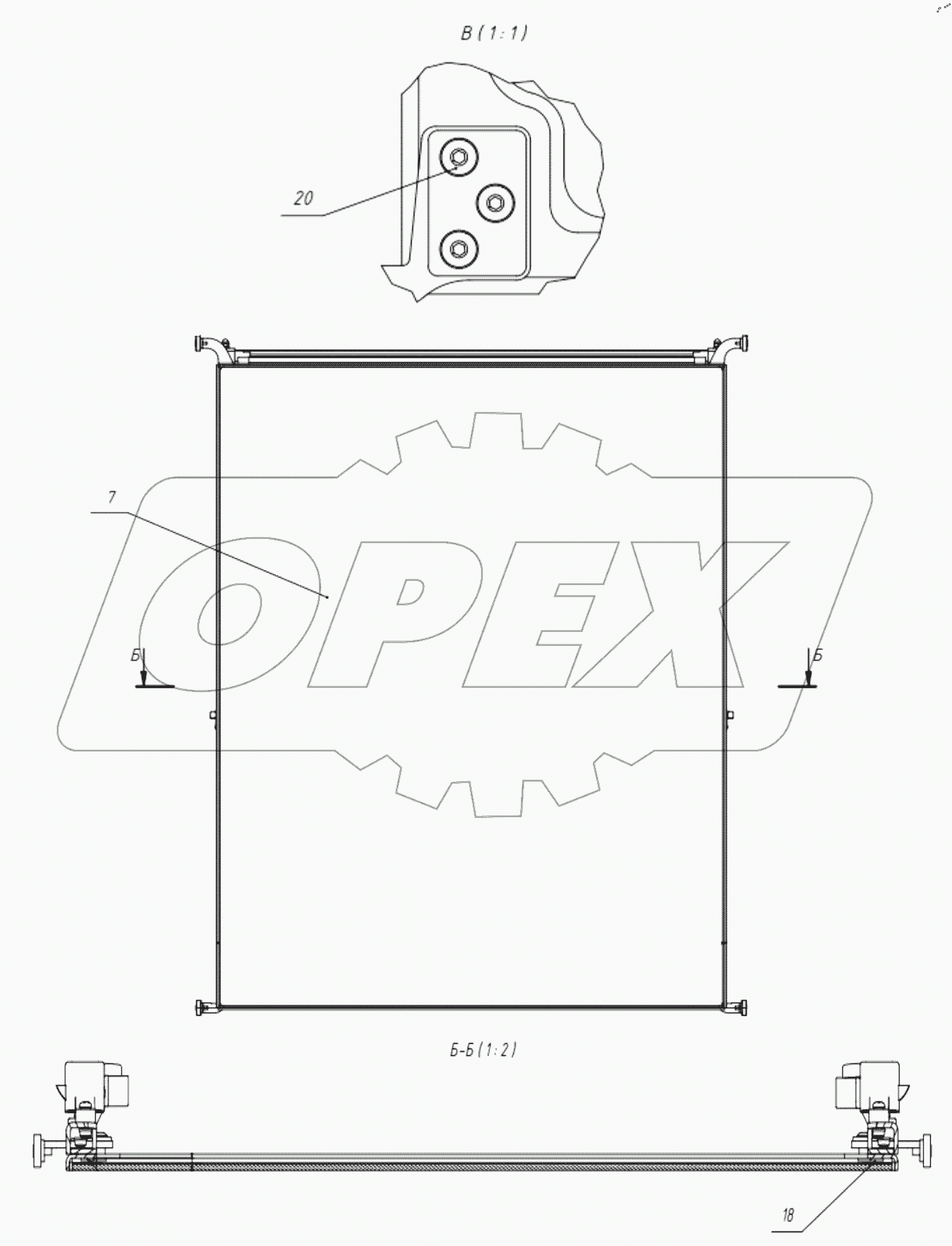  Рамка передняя. 405-00-23.31.000