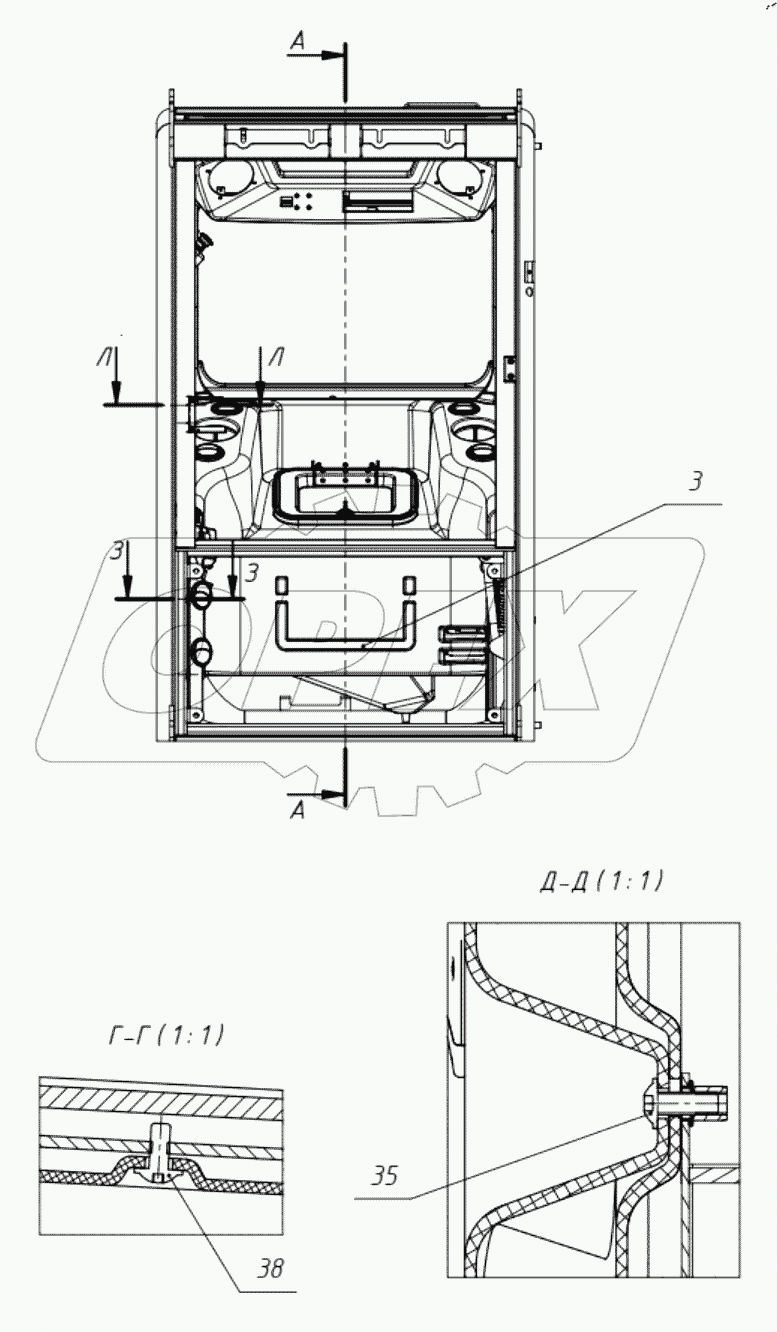  Установка интерьера. 405-00-23.60.000