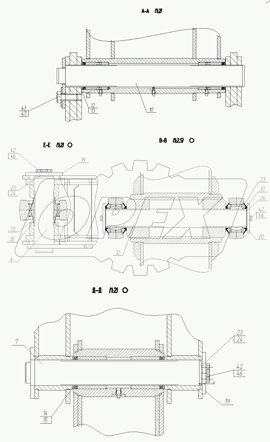  Рабочее оборудование. 170-52-80.00.000