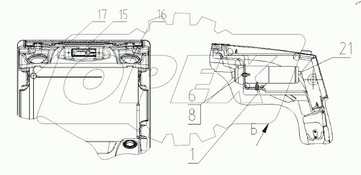  Установка стереосистемы. 125-00-23.85.000