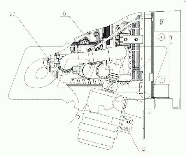  Установка воздухоочистителя. 175-20-28.04.000-37