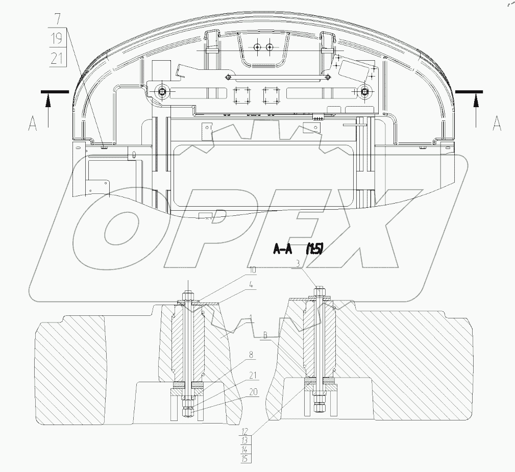  Установка противовеса. 204-00-20.26.000-01