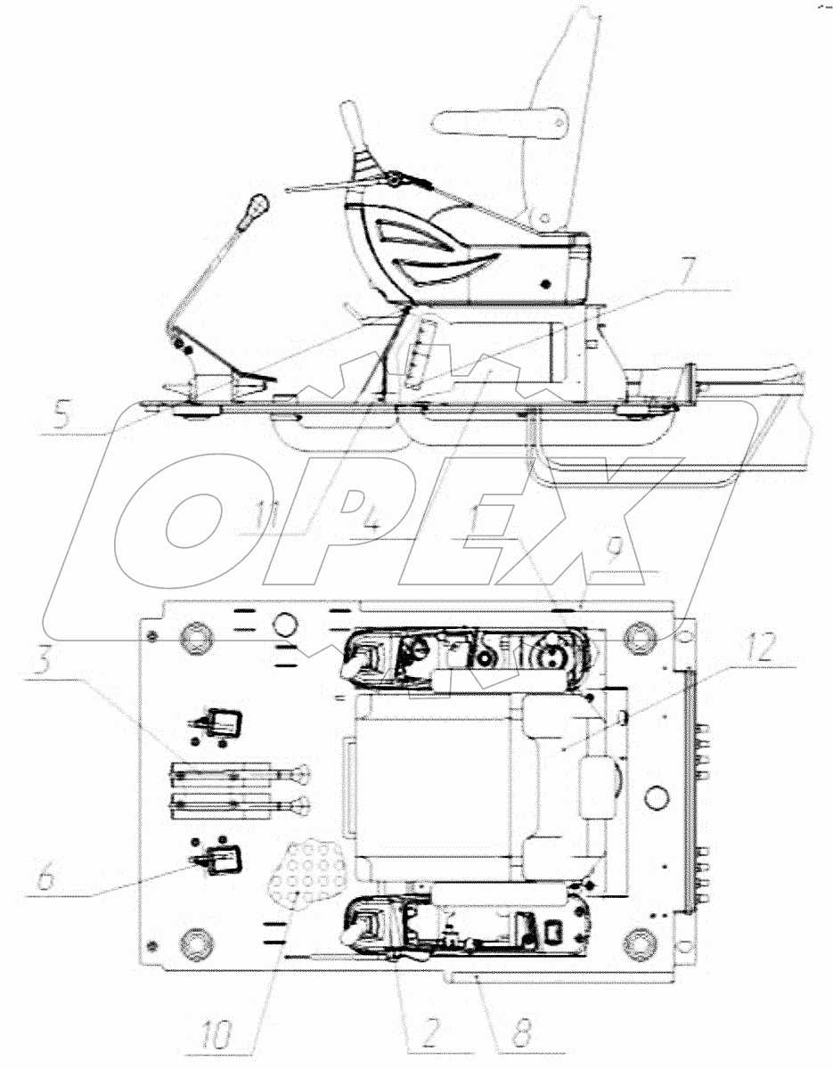  200-01-25.00.000 Управление экскаватором