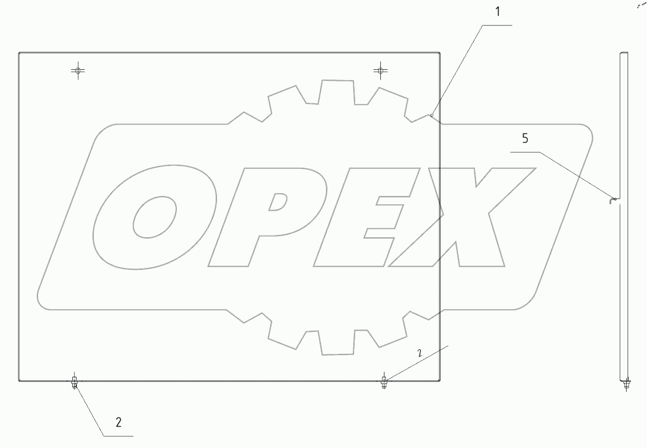  Люк задний. 405-00-23.00.600