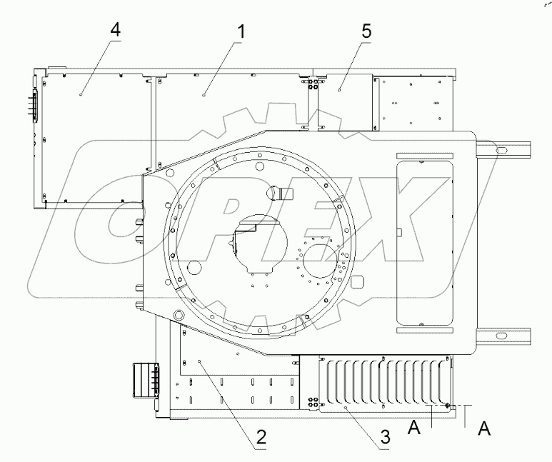  Установка поддонов. 170-17-00.02.000