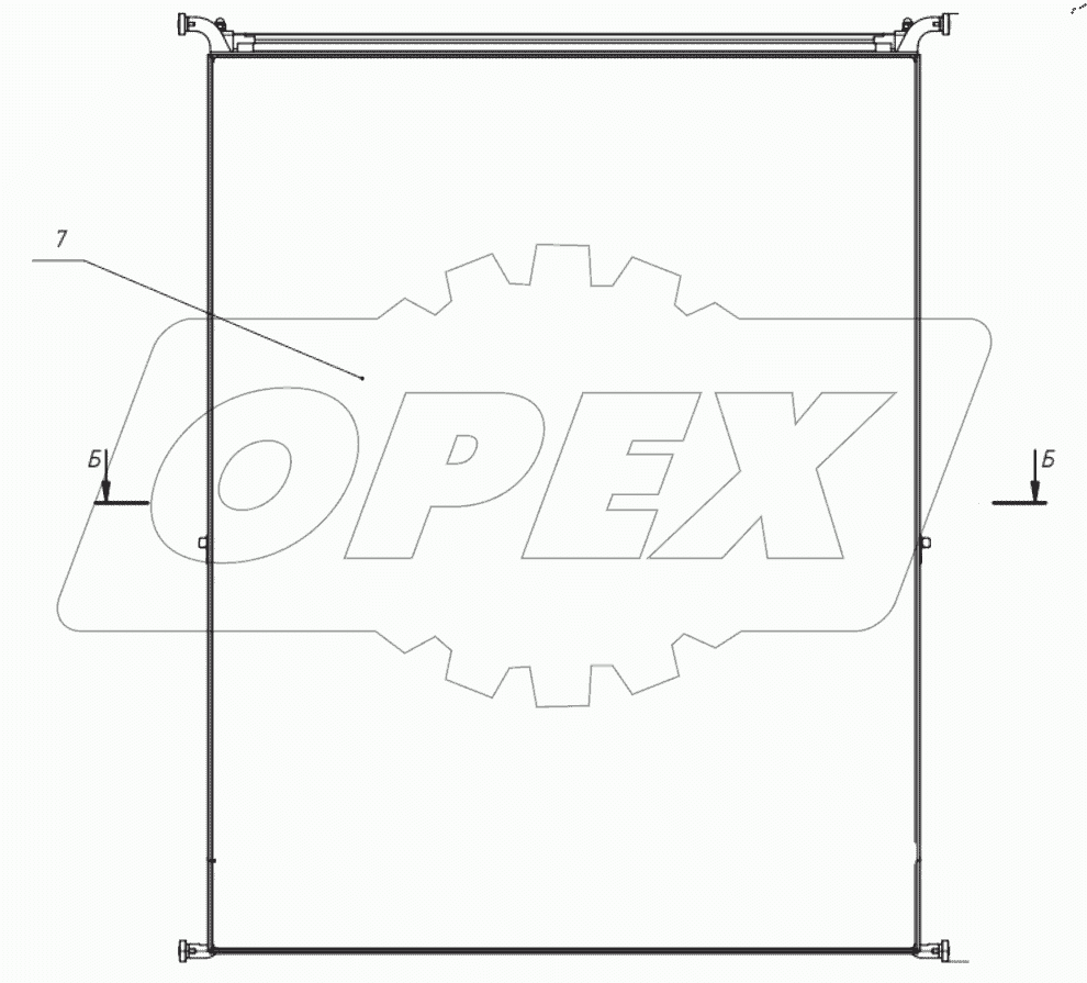  Рамка передняя. 405-00-23.31.000