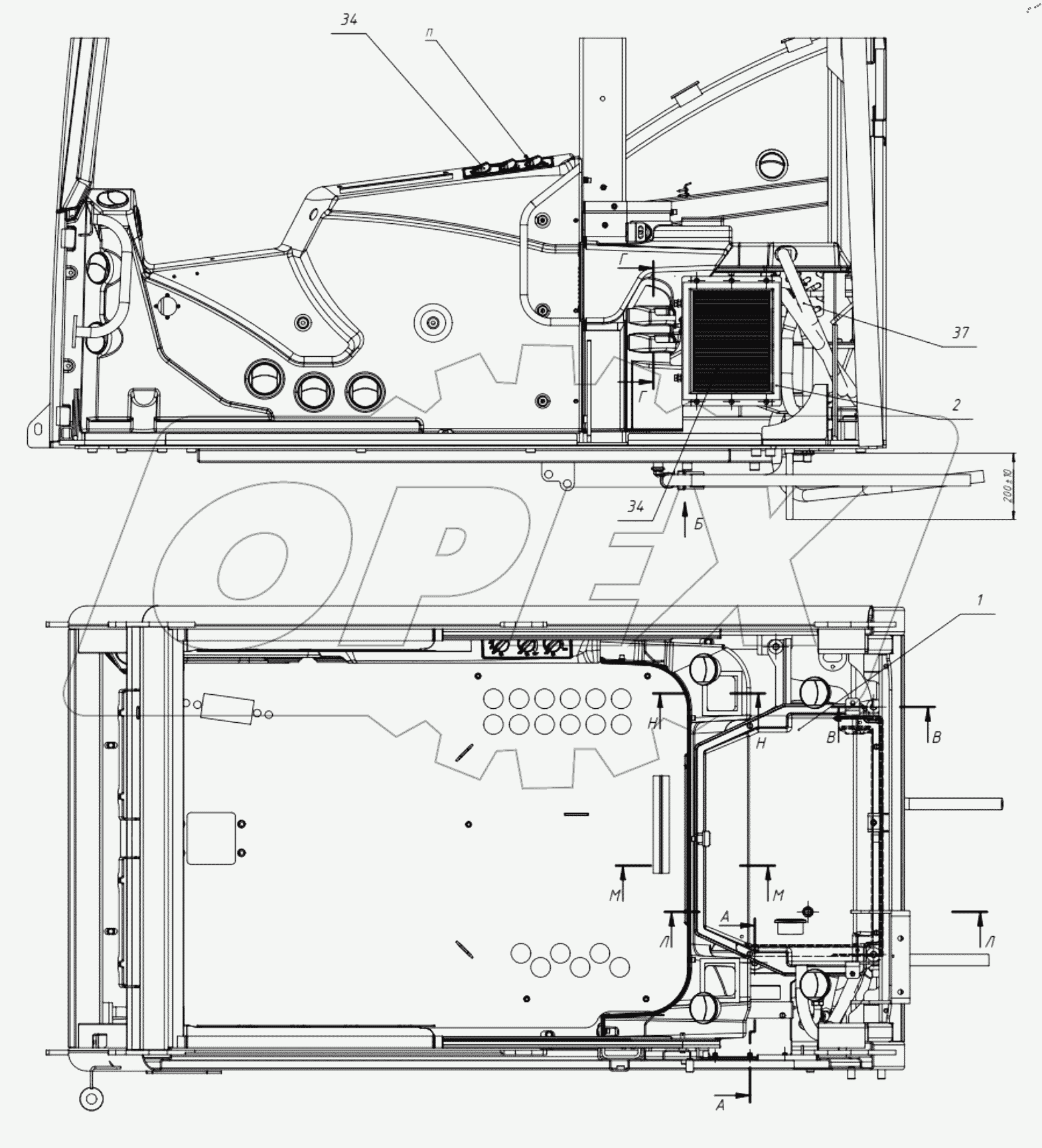  Установка климатической системы. 405-00-23.80.000
