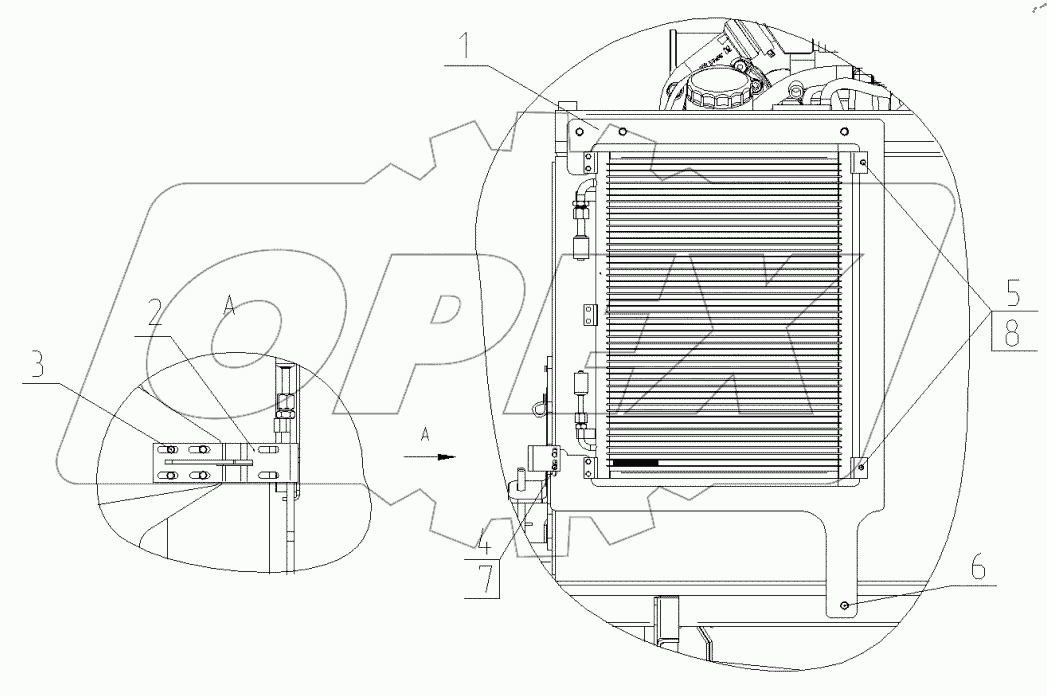  Установка конденсатора. 202.11.01.00.000