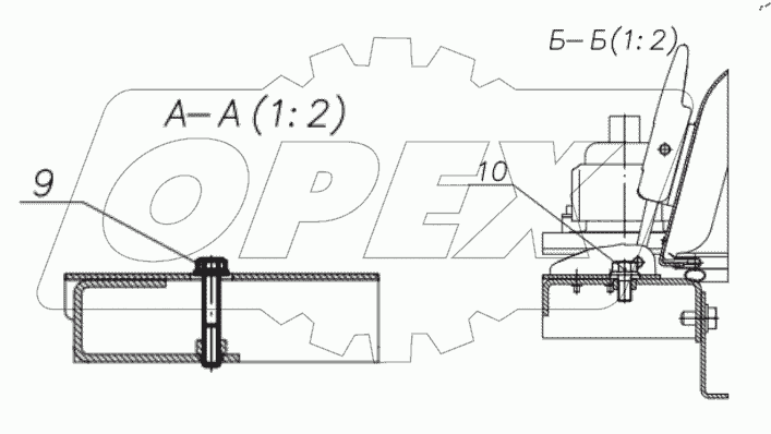  Установка стационарного настила. 220-70-41.03.100