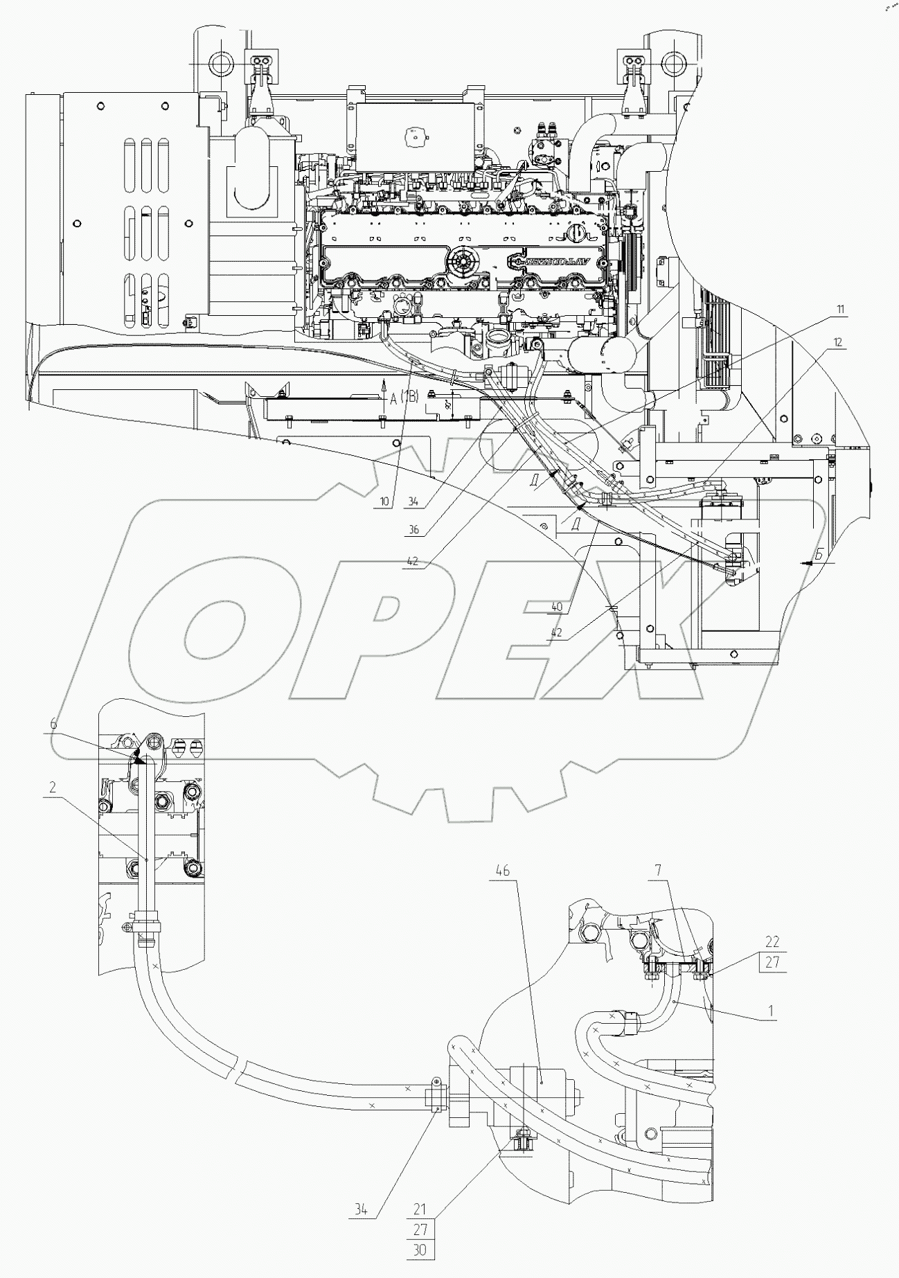  Установка подогревателя. 206.19.00.00.000-19