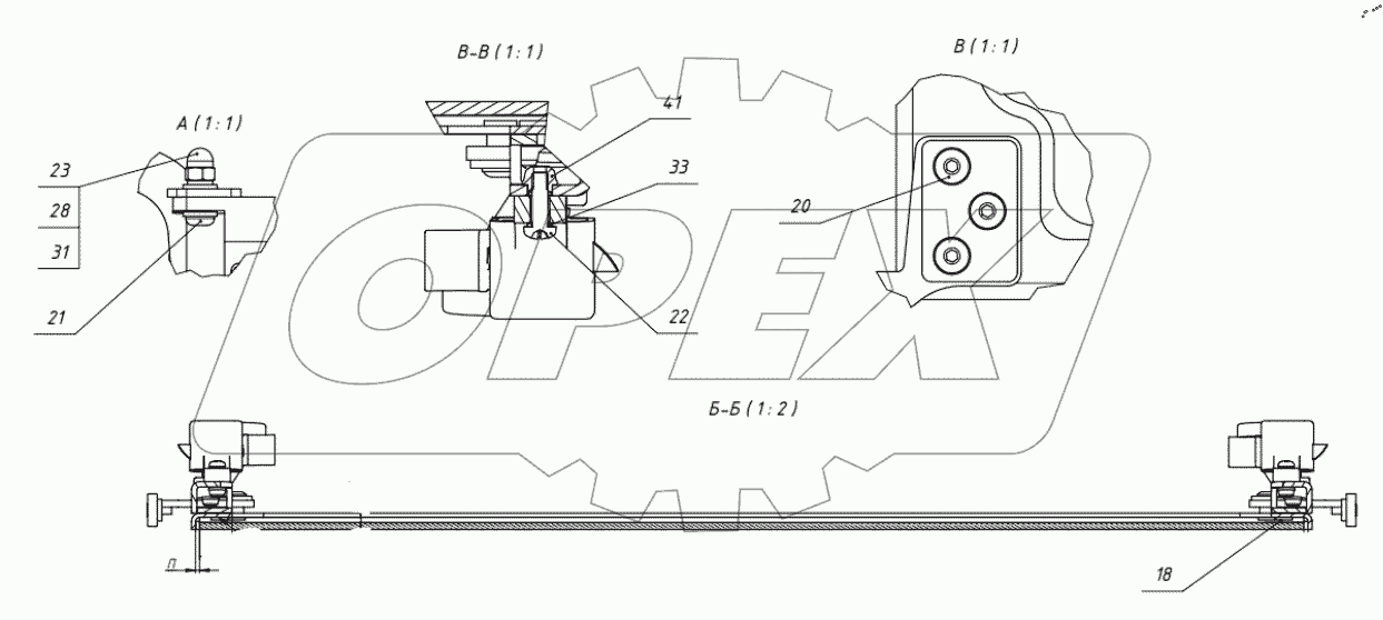  Рамка передняя. 405-00-23.31.000