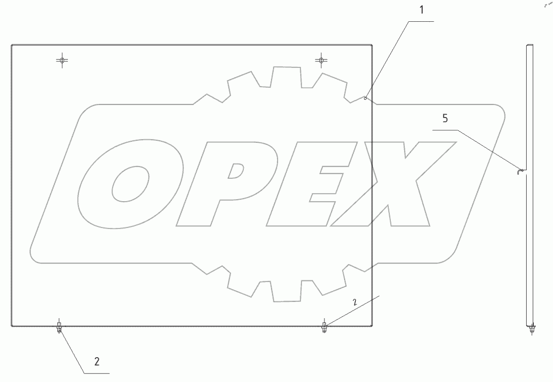  Люк задний. 405-00-23.00.600