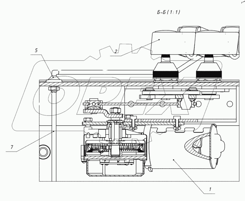  Установка стеклоочистителя. 272.21.00.00.000
