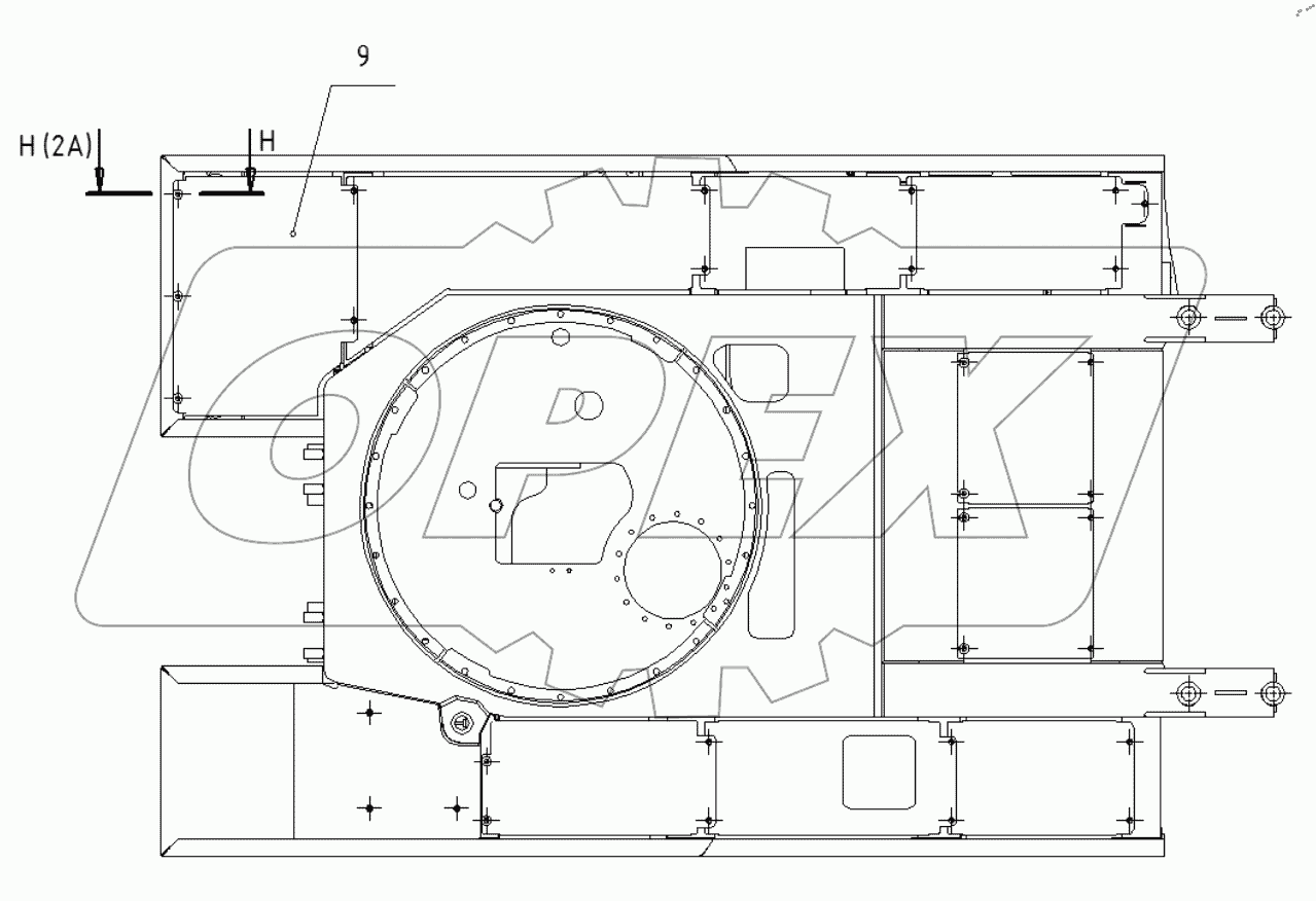  Установка поддонов. 202.13.00.00.000-01