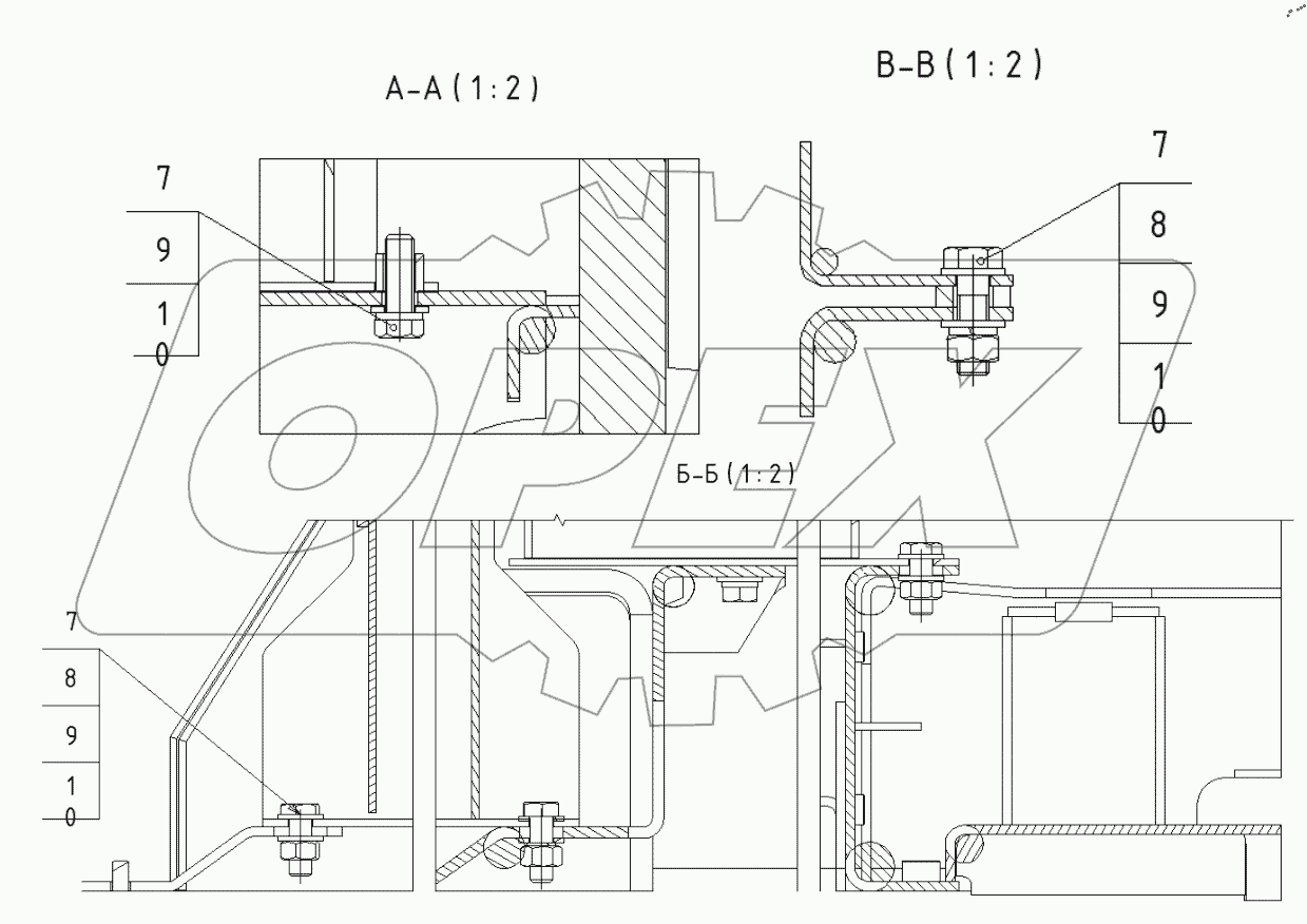  Установка баков. 202.04.00.00.000-20