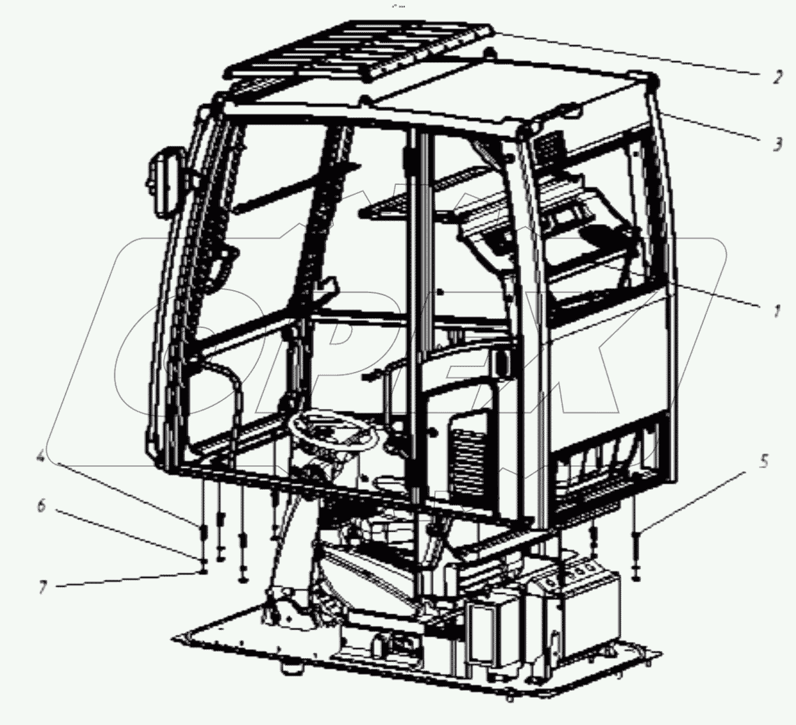  202020000000 00 Установка кабины