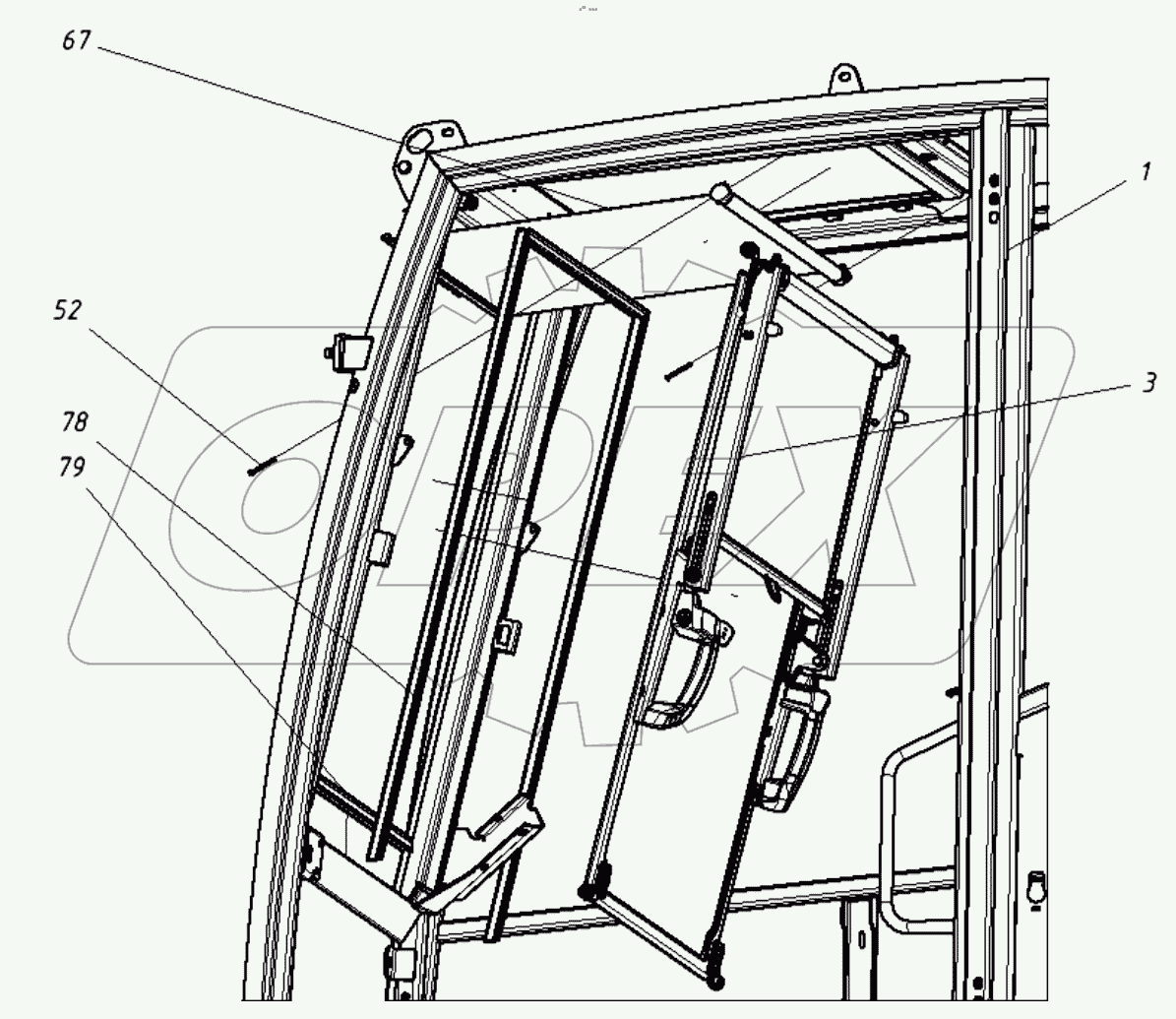  202020100000 00 Кабина в сборе