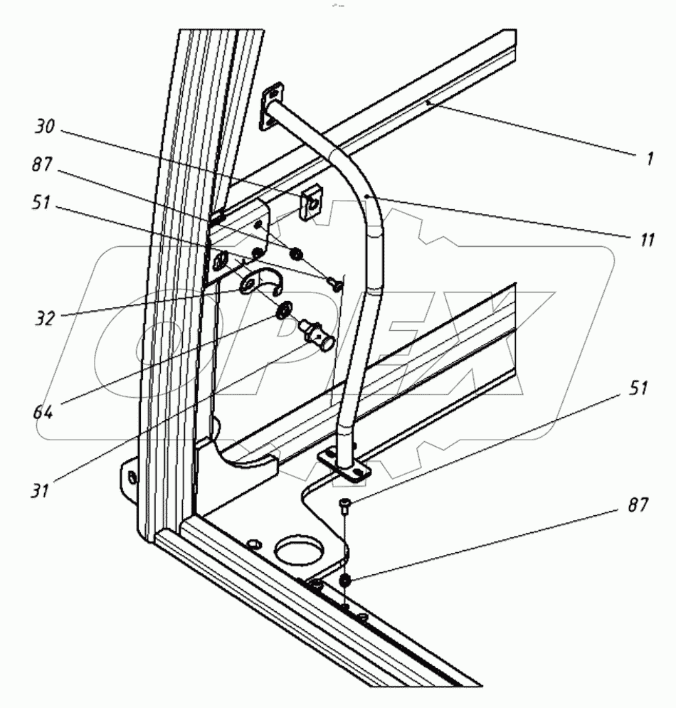  202020100000 00 Кабина в сборе
