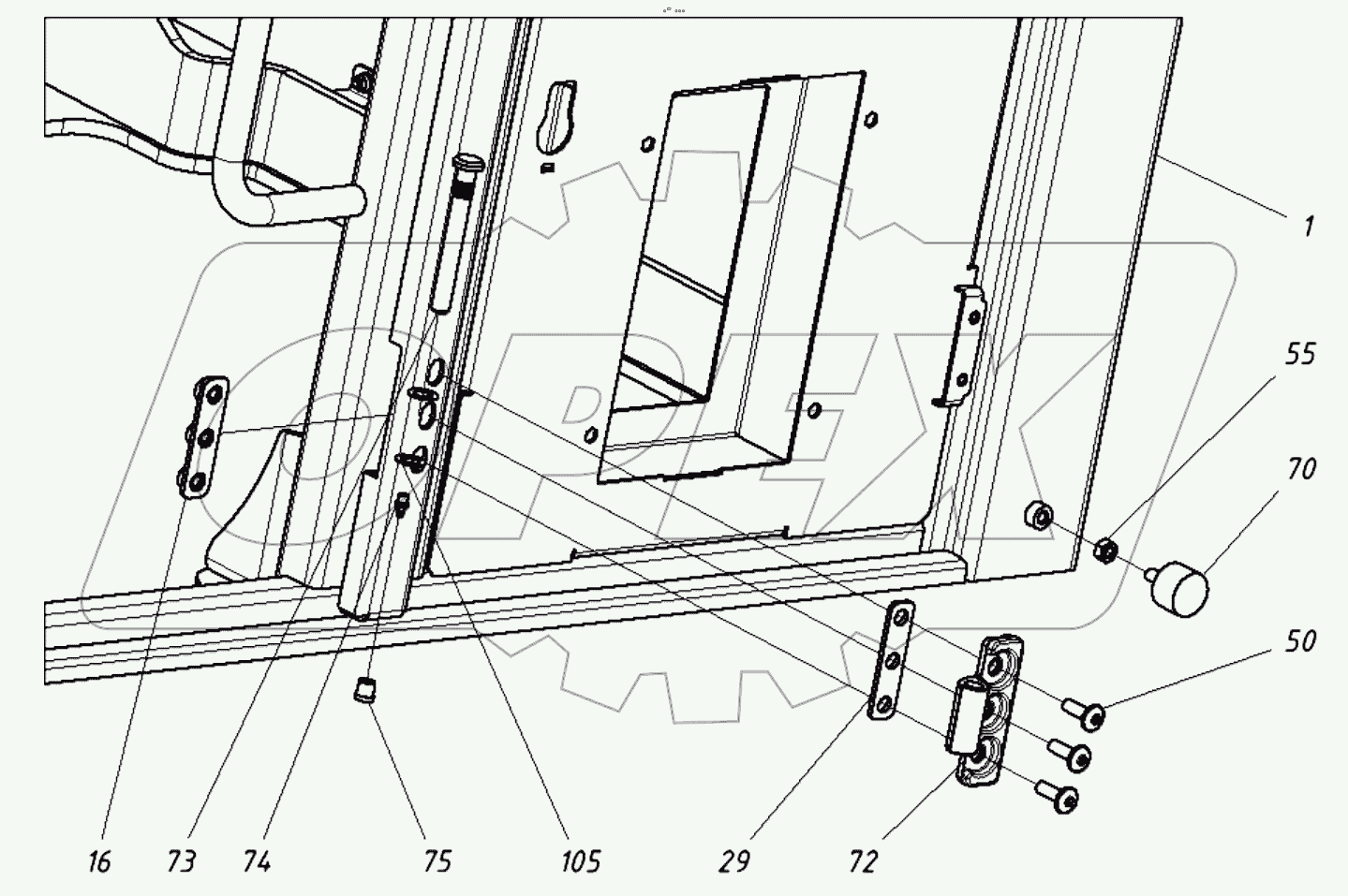  202020100000 00 Кабина в сборе