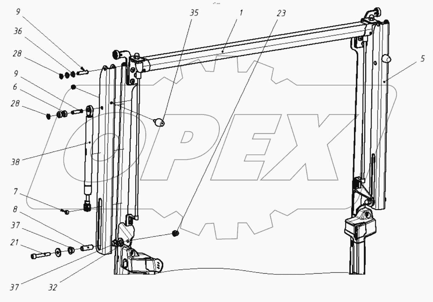  202020130000 00 Установка передней рамки