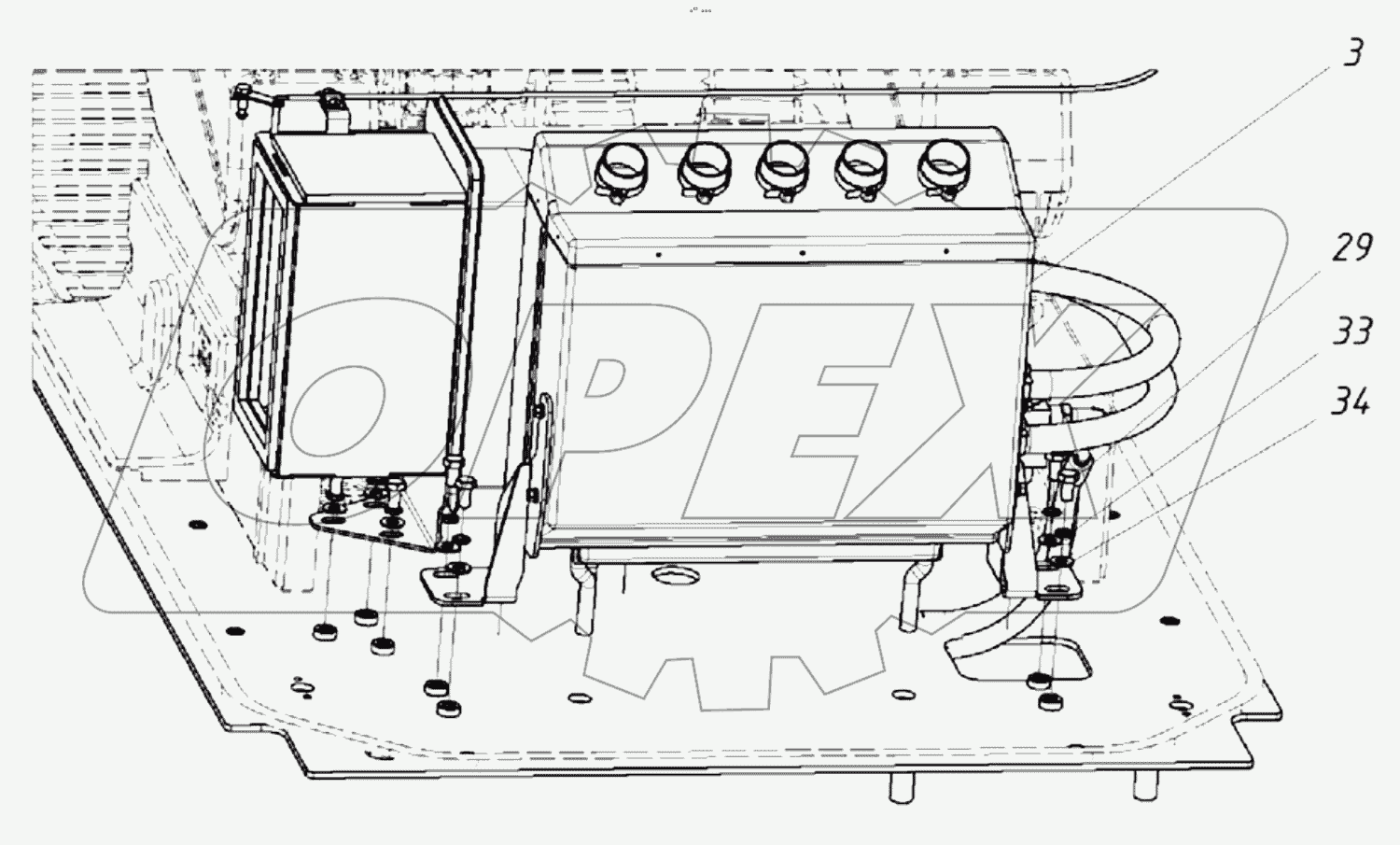  Пост управления экскаватором